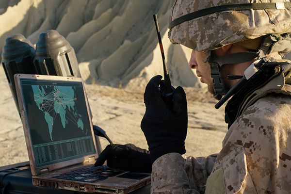Sigma Defense ISR Case Study Army Soldier Using Technology