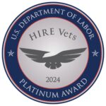 US Department of Labor HIRE Vets 2024 Platinum Award