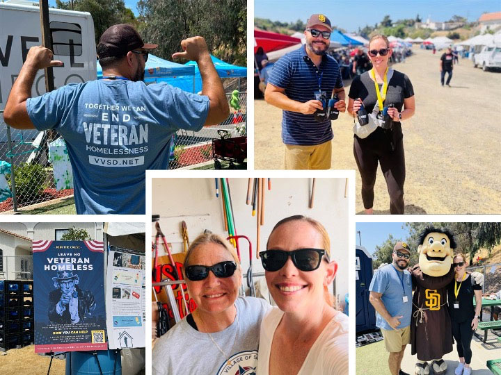 Sigma Defense volunteers for Veterans Village of San Diego