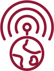 planet/radar icon