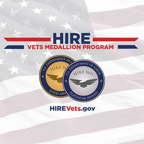 HIRE Vets Medallion
