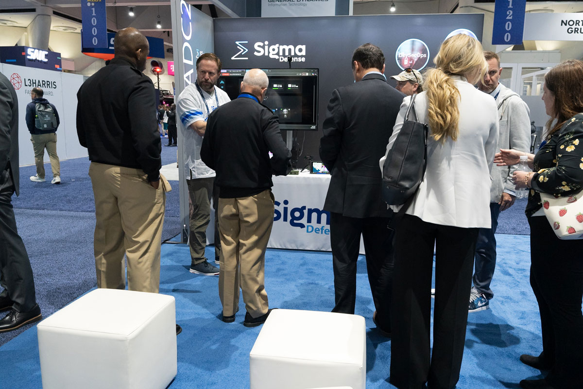 Sigma Defense booth at West 2026